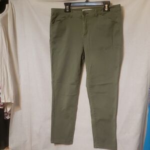Cleo Women's Olive Green Chinos